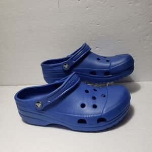 CROCS Classic Thicker Reinforced Toe Unisex Clogs Size Women 8-9/Men 6-7